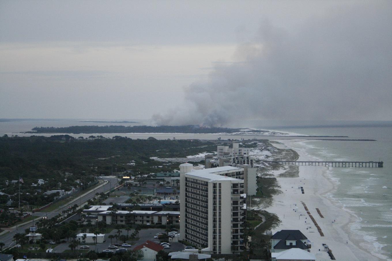 Controlled Fire on Shell Island – PCBDaily